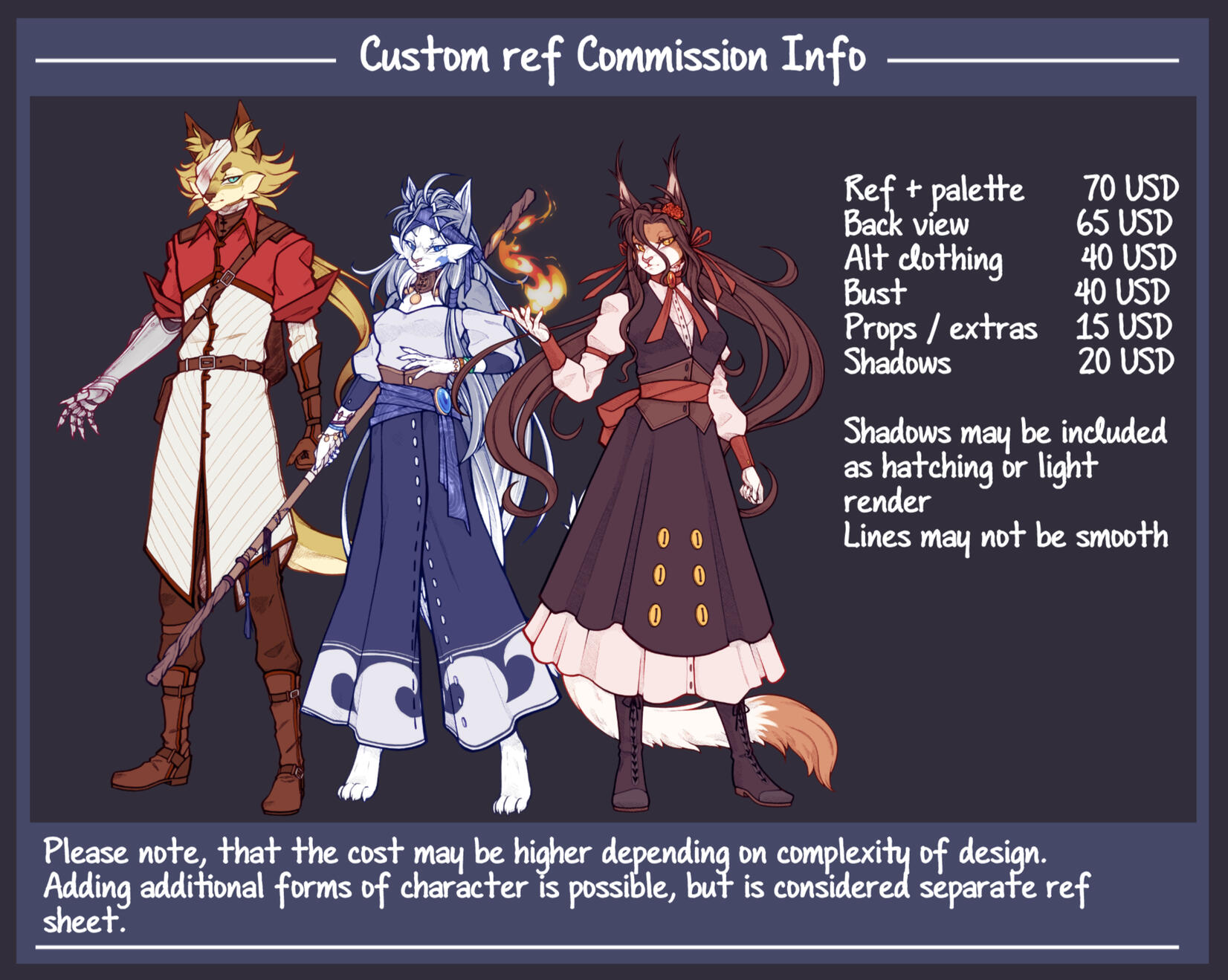 Custom ref sheet